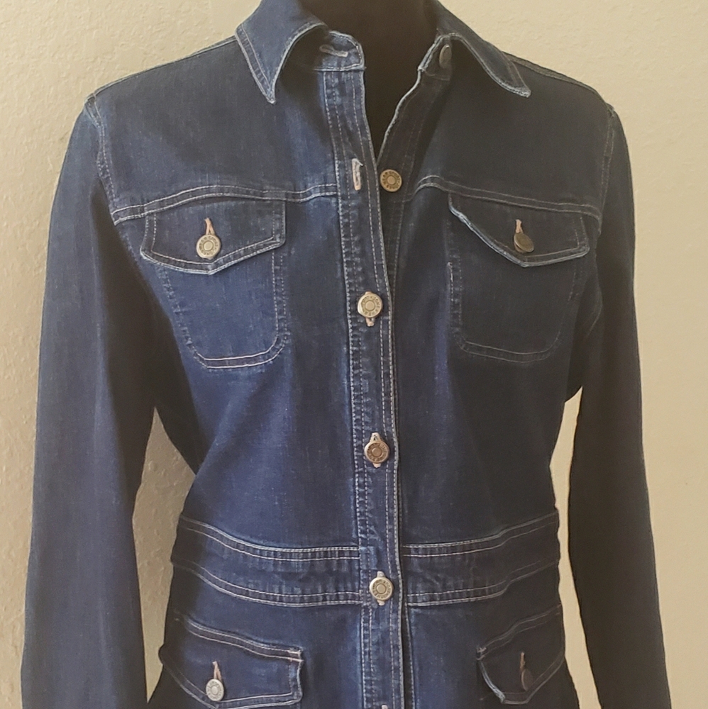 Joneswear Blue Jean Jacket Size Large